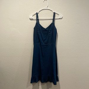 Denim mini dress